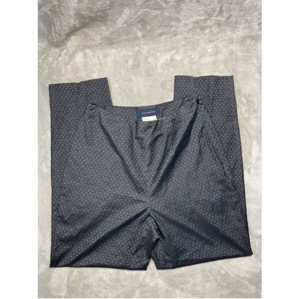 Piazza Sempione Ankle Pants Women's Size 4 IT 40 Black Patterned Straight